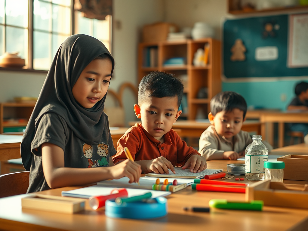 sekolah Montessori di Aceh yang menerapkan pendekatan bilingual